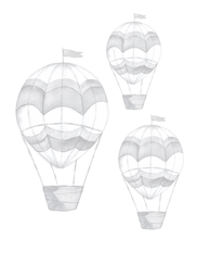 Maseliving Wallstickers  Luftballonger 3 pk