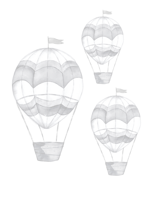 Maseliving Wallstickers  Luftballonger 3 pk