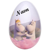 Mummi Påskeegg med Navn, Rosa Sky