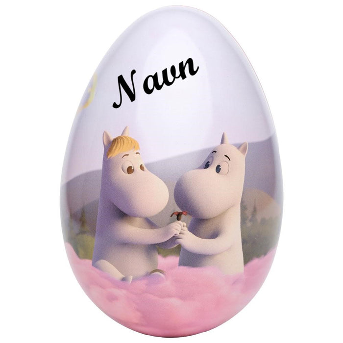 Mummi Påskeegg med Navn, Rosa Sky