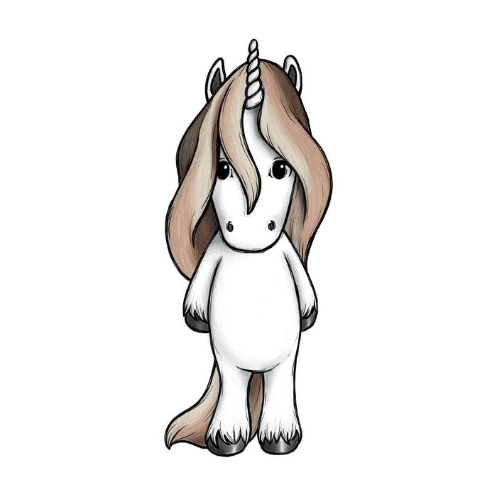 Stickstay Wallsticker Earthy The Unicorn