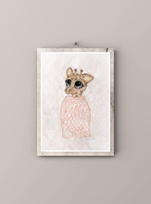 Plakat By Christine Hoel Little Giraffe dekor