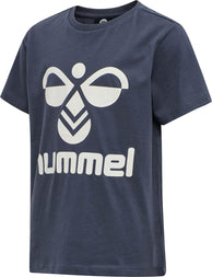 Hummel T-skjorte Til Barn Ombre Blå