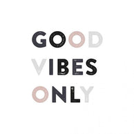 Stickstay Wallsticker Good vibes only