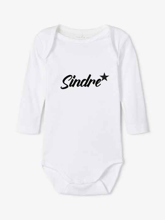 Personlig babybody med navn