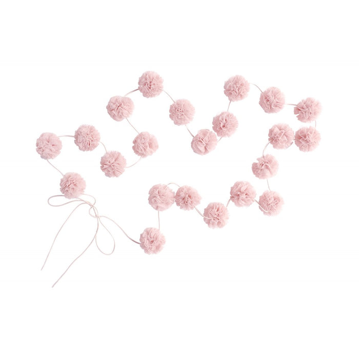 Mini Pom Girlander - Spinkie, Rosa